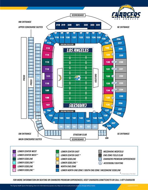 Dignity Health Sports Park Seating Chart