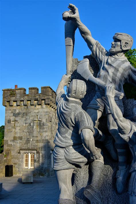 Tribute to Hurling Statue in Kilkenny, Ireland - Encircle Photos