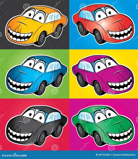 Smiling Cartoon Smiling Cartoon Car Illustration Stock Illustration ...