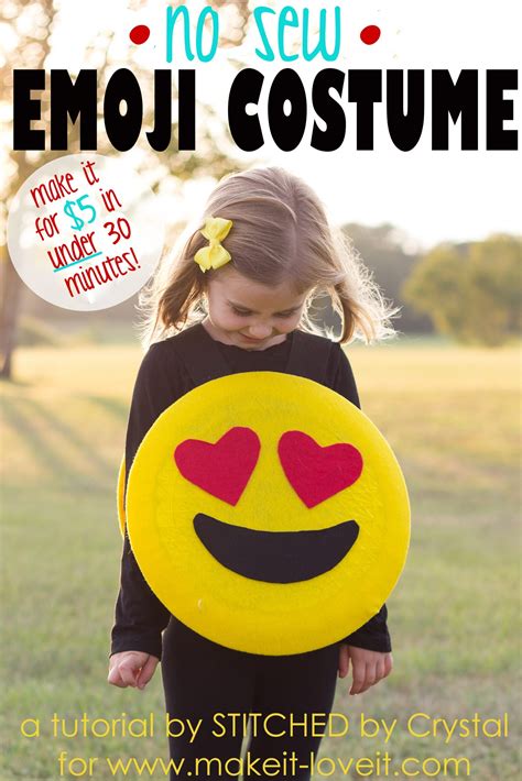 Make a Quick No Sew Emoji Costume | Make It & Love It