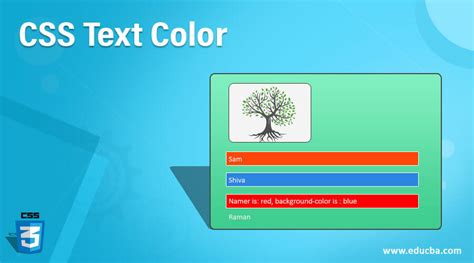 CSS Text Color | How does Text Color work in CSS with Examples