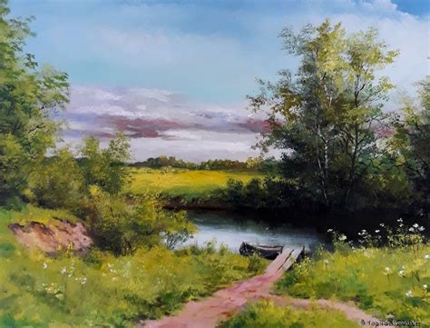 Oil painting Landscape _na Rybalko author's work в интернет-магазине на ...