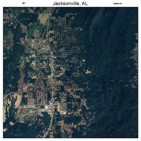 Aerial Photography Map of Jacksonville, AL Alabama