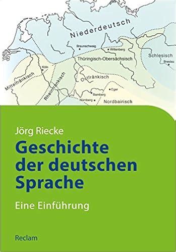 Geschichte der deutschen Sprache : eine Einführung | LangPath