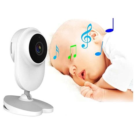 Baby Monitor 1080P Mini IP Camera, Temperature Monitoring, WiFi & Built ...