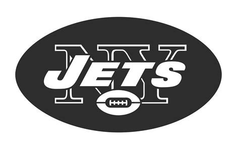 New York Jets Logo Black And White