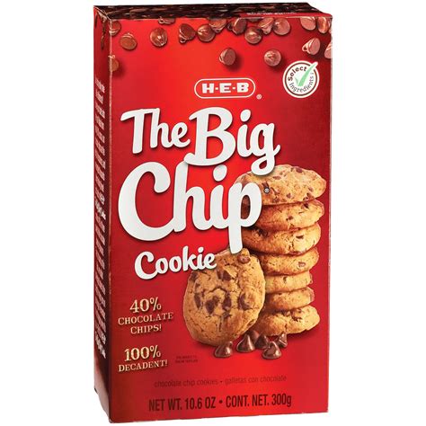 H-E-B The Big Chip Chocolate Chip Cookies - Shop Cookies at H-E-B