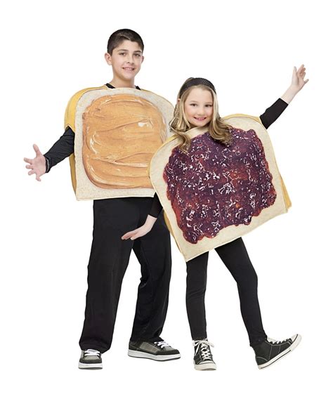 Peanut Butter Jelly Kids Couple Costume