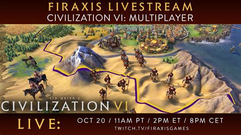 Civilization VI livestream tomorrow: Multiplayer! : r/civ