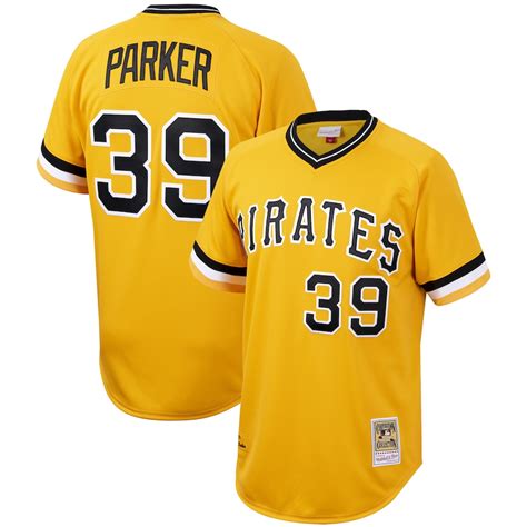 Mitchell & Ness Dave Parker Pittsburgh Pirates Gold Cooperstown ...