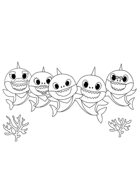 Baby Shark coloring pages