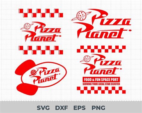 Pizza Planet SVG, Pizza Planet Logo SVG, Pizza Planet SVG Bundle Logo ...