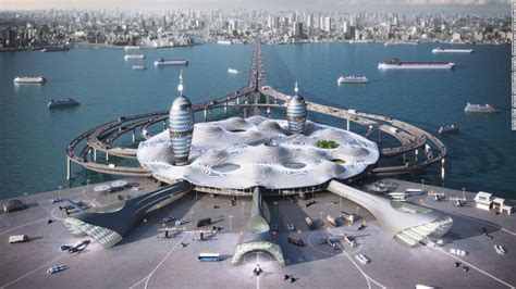 This floating spaceport in Japan could bring space travel to the city