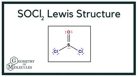 Lewis Dot Structure For Socl2