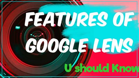 Google Lens Features || You Should Know || English - YouTube