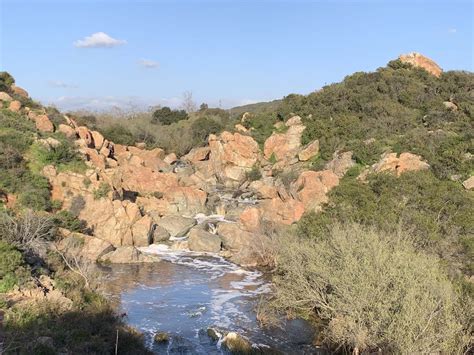 Los Penasquitos Falls - A Suburban Boulder Field Waterfall