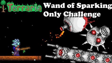 Terraria - But I Can ONLY Use The Wand of Sparking - YouTube