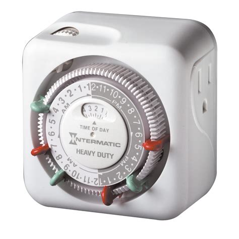 C7, C9 Light Strings - Heavy-Duty Grounded Timer - Indoor