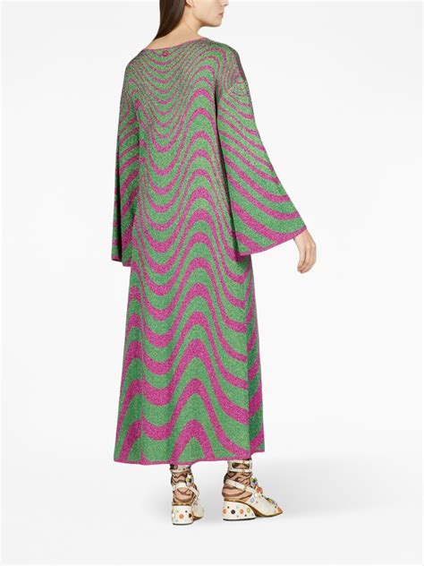 Gucci graphic-pattern Long Dress - Farfetch