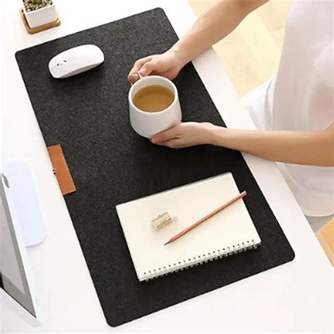 Large Gaming Mouse Pad Mat Office Desk Mat Modern Table Wool Felt ...