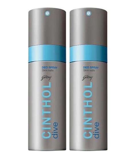 Cinthol Deo Spray for Men (Dive) - Pack of 2 (150ml each): Buy Online ...