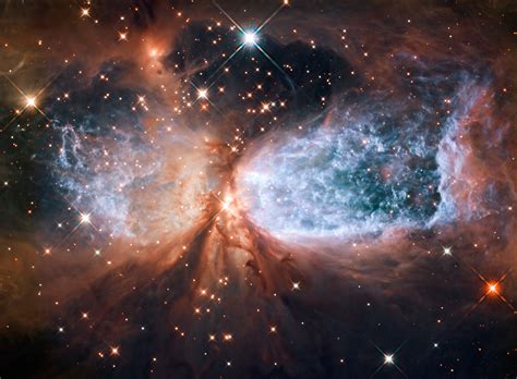 File:Star-forming region S106 (captured by the Hubble Space Telescope ...