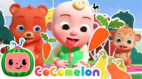 Yes Yes Vegetables (with Baby Animals) | CoComelon Nursery Rhymes ...