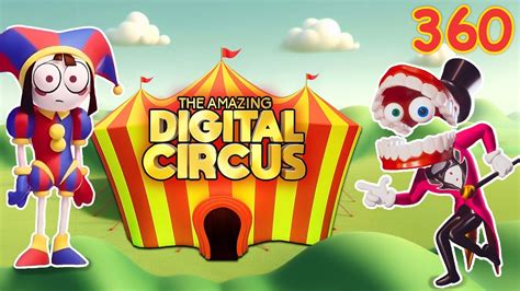 TADC The Amazing Digital Circus Roller Coaster [VR 360] - YouTube