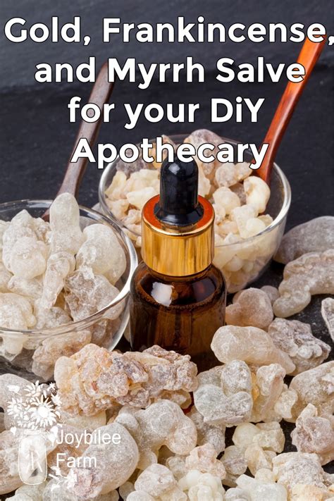 Gold, Frankincense, and Myrrh Salve for your DiY Apothecary