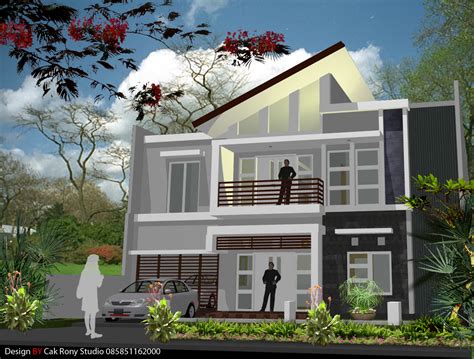 Rumah Minimalis: Desain Rumah Tingkat 2 Minimalis Modern