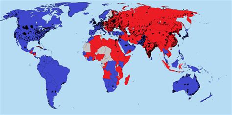 Map Of The World During The Cold War – Topographic Map of Usa with States