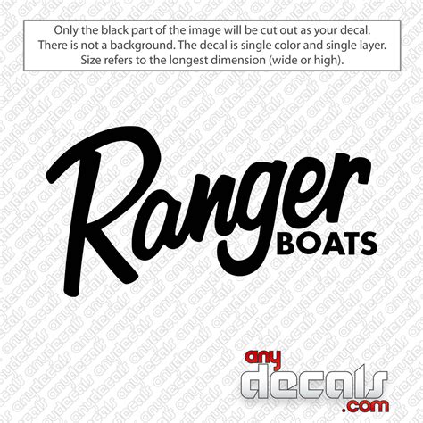 Ranger Boats Logo Decal Sticker - AnyDecals.com