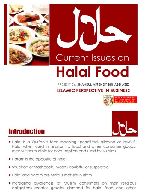 Ensuring Authentic Halal: Current Issues and Challenges in Halal Food ...