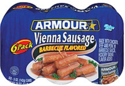 Armour Original Vienna Sausage - 9.25 oz, Nutrition Information | Innit