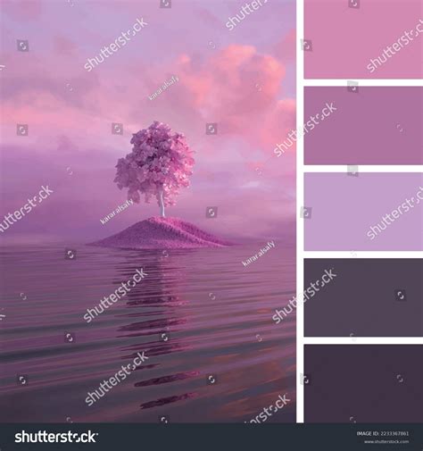 Color Palette Color Harmony Art Work Stock Vector (Royalty Free ...