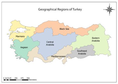 Geographical Size Of Turkey