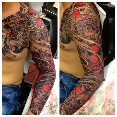 Full Sleeve Tattoo Japanese Style