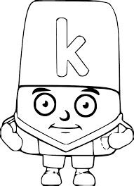 Alphablocks K para colorear, imprimir e dibujar –ColoringOnly.Com