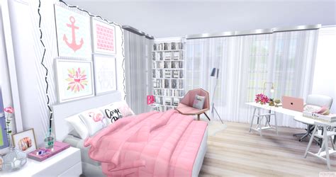 Mony Sims: Quarto - Garota Fashion The Sims 4