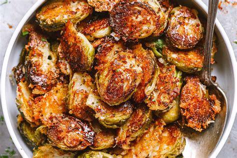 Parmesan Roasted Brussels Sprouts Recipe – How to Roast Brussels ...