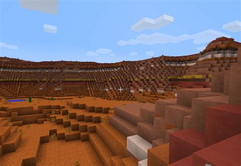 minecraft java edition - Stained Clay Biome - Arqade