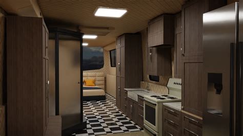 3D model Motorhome Bus RV bus with interior VR / AR / low-poly | CGTrader