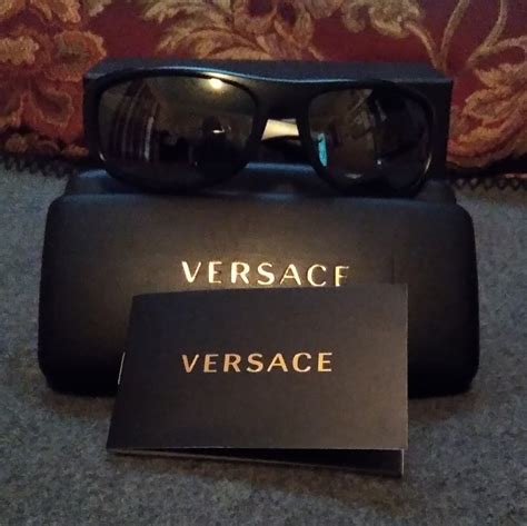 Versace Black Matt Finish Frames. Large. - Gem