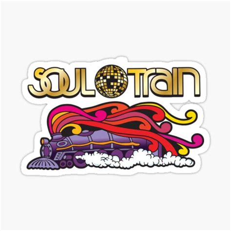 "Soul Train" Sticker for Sale by mericanMerc | Redbubble