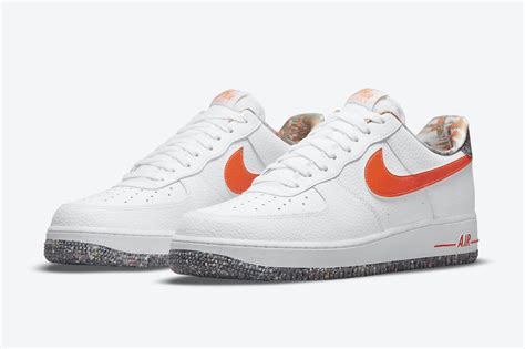 Nike Air Force 1 Low Crater White/Orange Release Info · JustFreshKicks