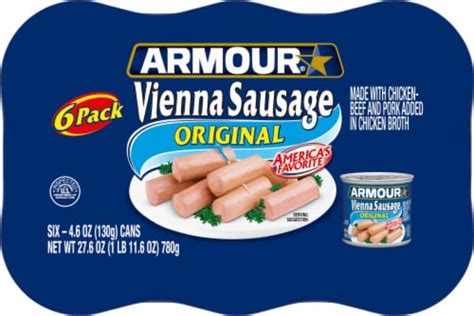 Armour® Original Vienna Sausage, 6 ct / 4.6 oz - Kroger