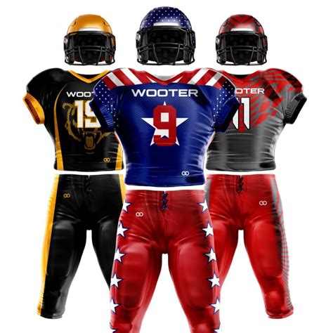 Custom Football Uniform Designs | Football Uniform Designer | Wooter ...