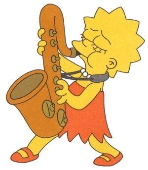 I love it when Lisa plays her saxophone. | Simpsons drawings, Graffiti ...