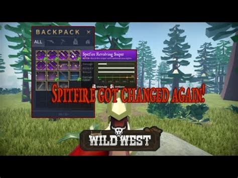 The Spitfire Got Changed Again! | Roblox The Wild West - YouTube