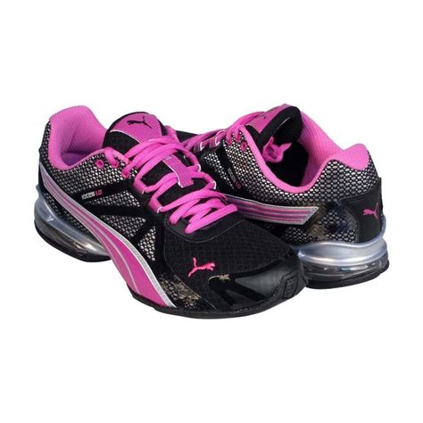 Puma Womens Womens Voltaic 5 Black Pink Synthetic Athletic Running ...